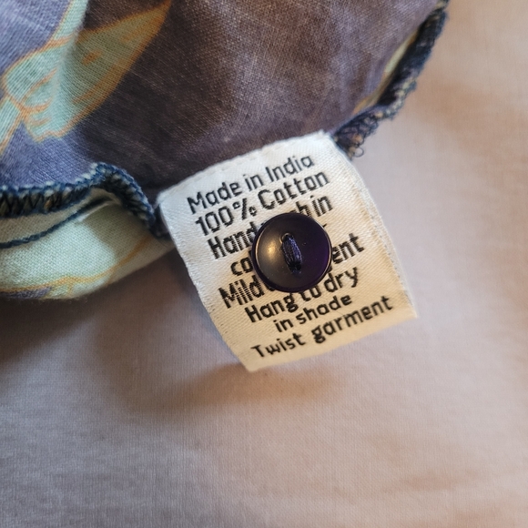 One Season Australia 100% Cotton Floral Semi-Sheer Floral Maxi Dress - Picture 7 of 10